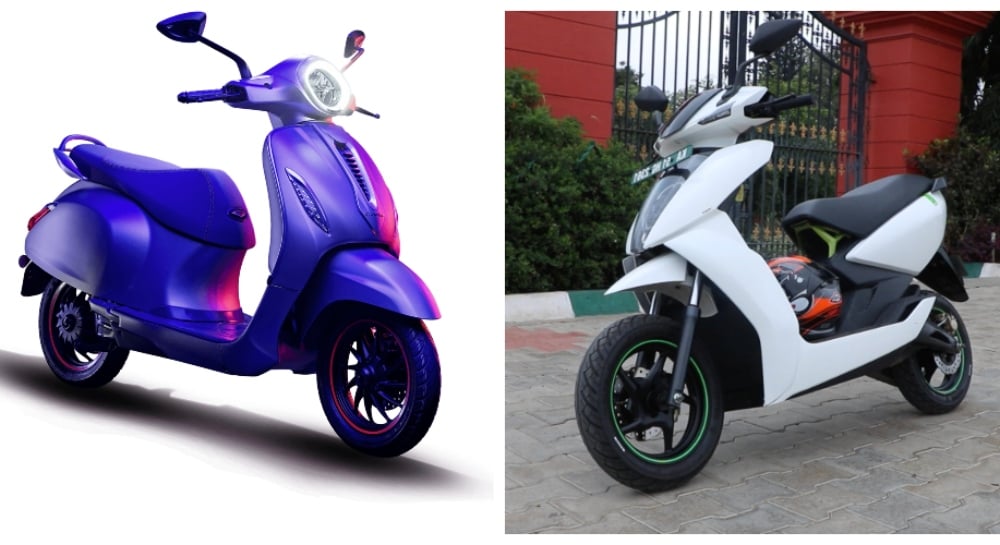 Bajaj Chetak Vs Ather 450 Car Blog India Bajaj Chetak Vs Ather 450
