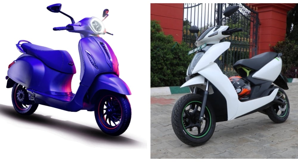 Bajaj Chetak Vs Ather 450