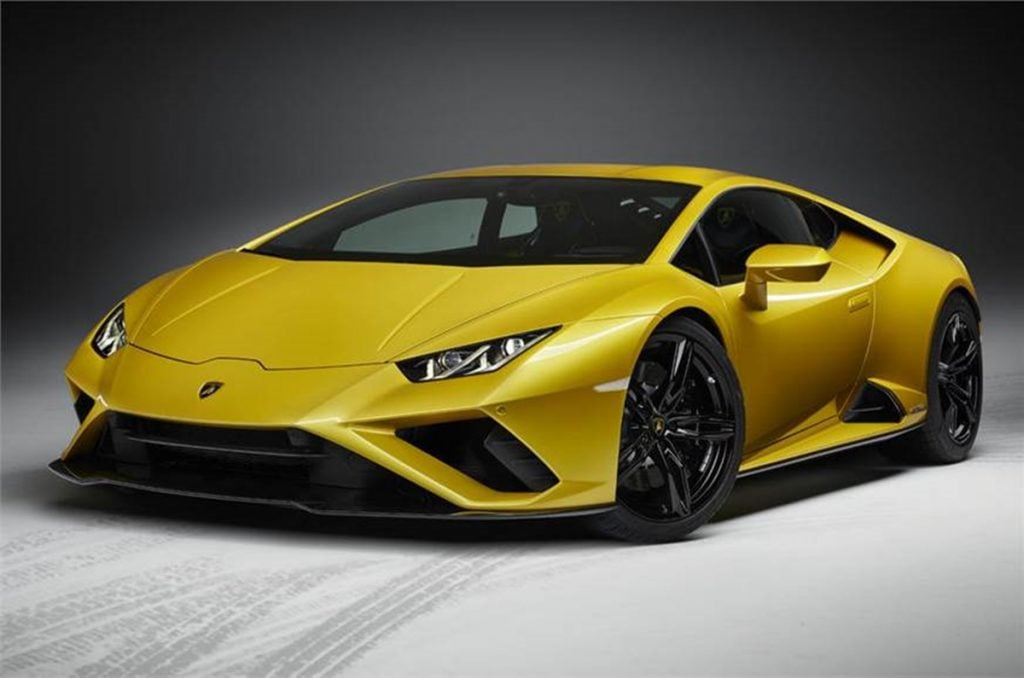  Lamborghini has introduced the new Huracan Evo RWD supercar.  