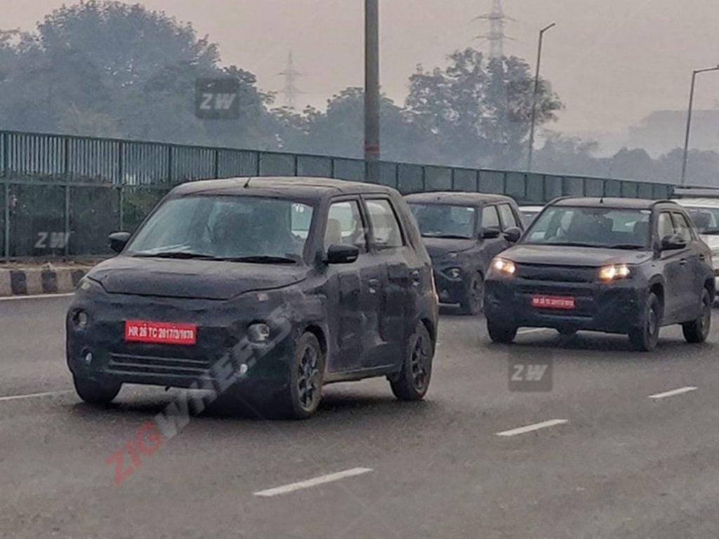 Maruti Suzuki XL5 spotted testing in India along with Vitara Brezza facelift