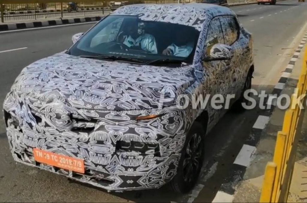 Renault HBC spied in India for the first time