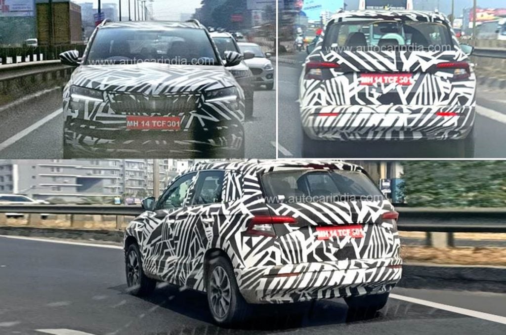 Skoda Karoq makes its spy shot debut in India