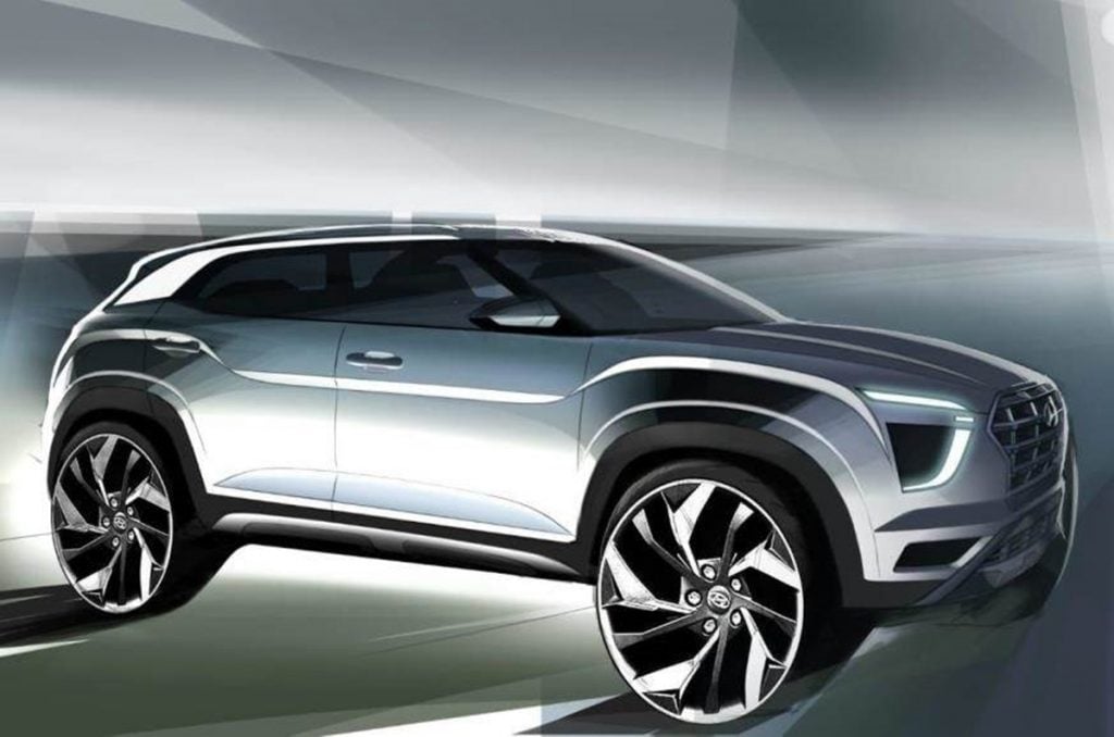 Hyundai teases official sketches of 2020 Creta ahead of Auto Expo preview