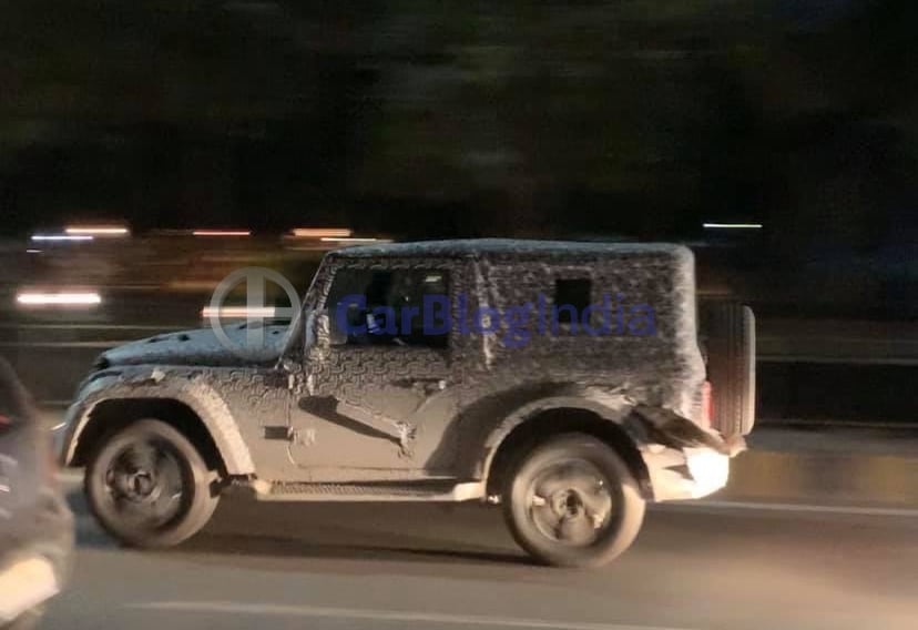 2020 Mahindra Thar Spied Testing In Final Stages To Get 18 Inch Tires