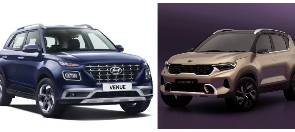 Kia Sonet Vs Hyundai Venue Car Blog India Kia Sonet Vs Hyundai Venue