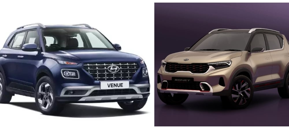 Kia Sonet Vs Hyundai Venue