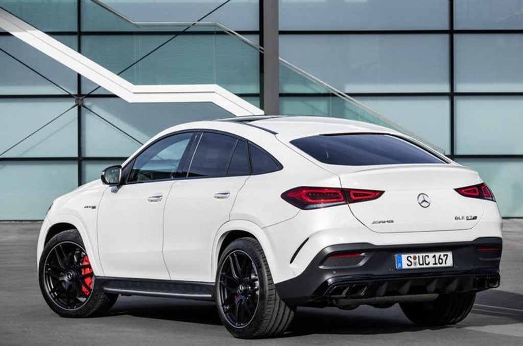 The GLE 63 Coupe will be available in two interations - a regular version with 571 hp and a sportier S version with 611 hp.