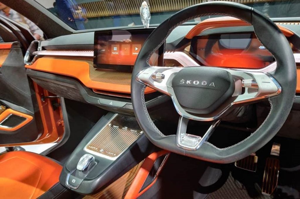 Skoda Vision IN concept interiors. 