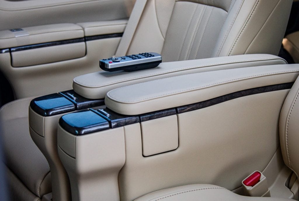 It also gets a remote control to operate your seats and entertainment screen