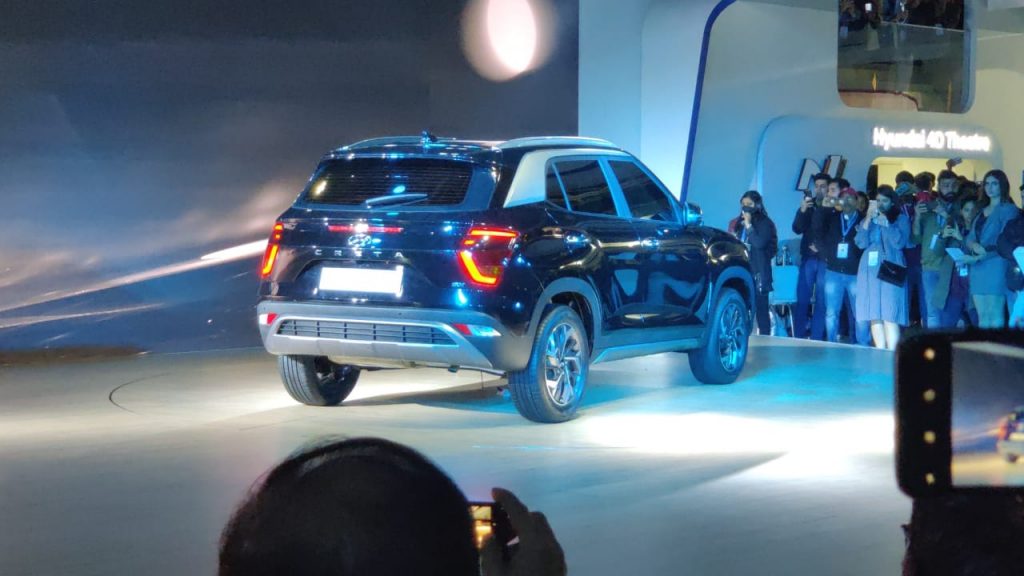 Rear profile of the second-gen Hyundai Creta