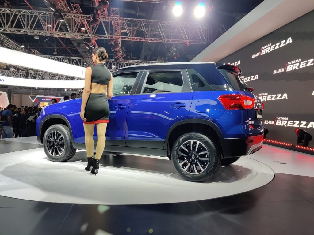 The Vitara Brezza facelift comes with significant styling changes. 