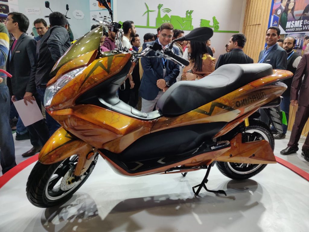 Okinawa Cruiser Maxi Scooter unveiled at 2020 Auto Expo