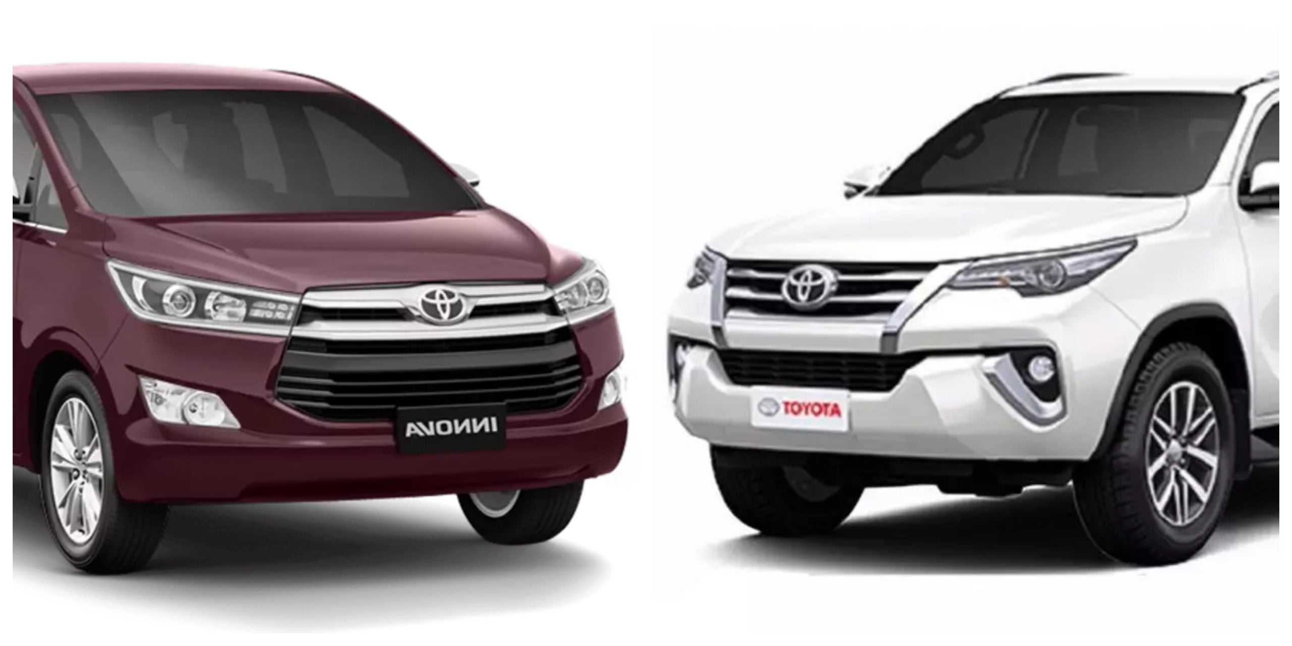 Innova Crysta Fortuner