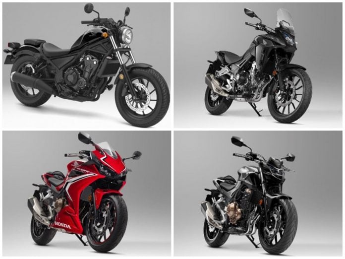 Big Bikes from Honda Headed for India With Their Entire 500cc Range