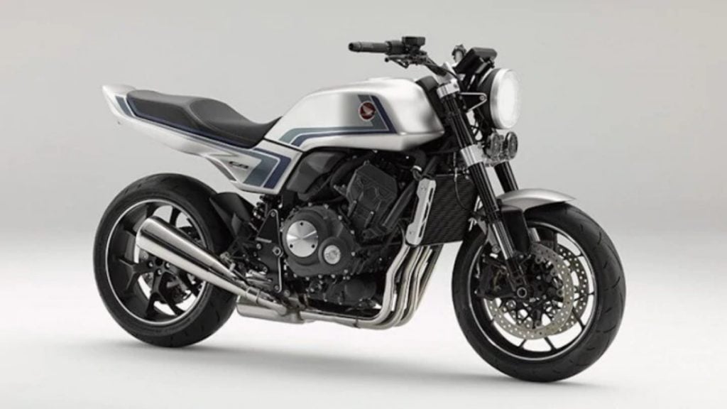 Honda has unveiled the CB-F concept neo-retro motorcycle