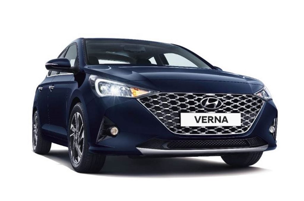 Hyundai Verna facelift exterior design. 