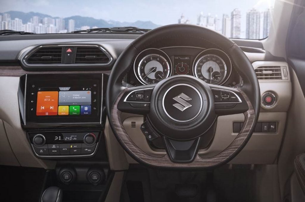 2020 Dzire facelift interior