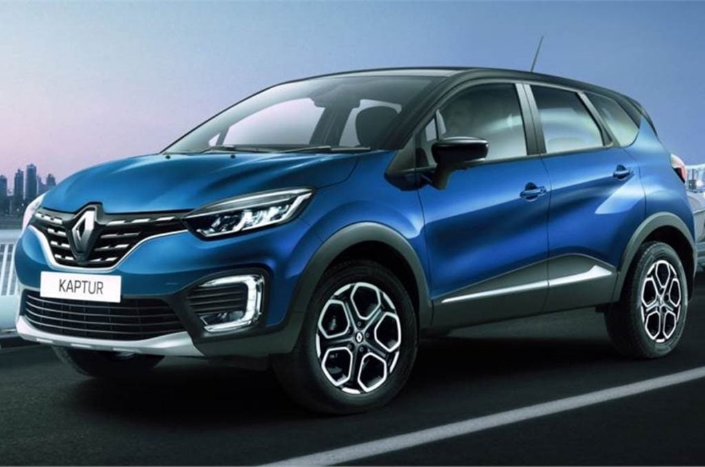 Renault has released the first image of the Captur facelift for the Russian market.