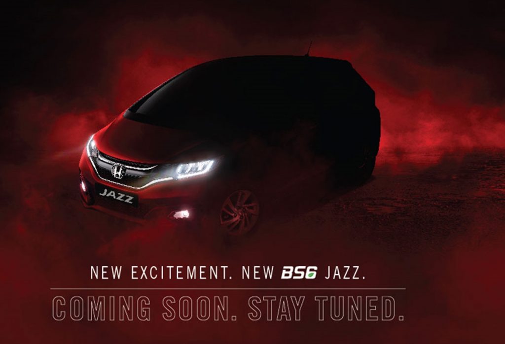 Honda a enfin taquiné le BS6 Jazz avec ses mises à jour cosmétiques