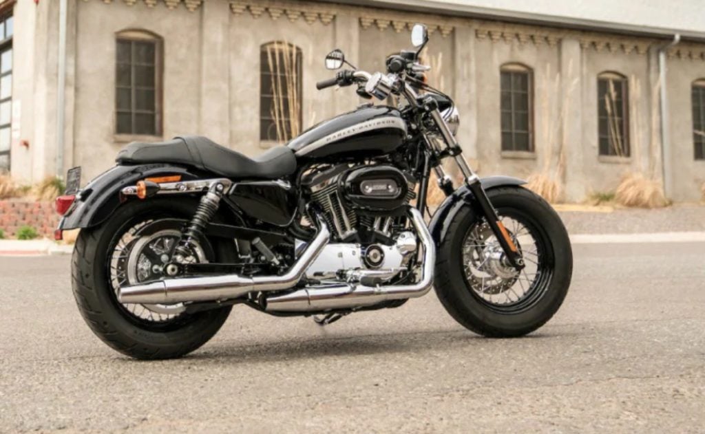 BS6 Harley Davidson 1200 Custom is available for a price of Rs 10.77 lakh in India.