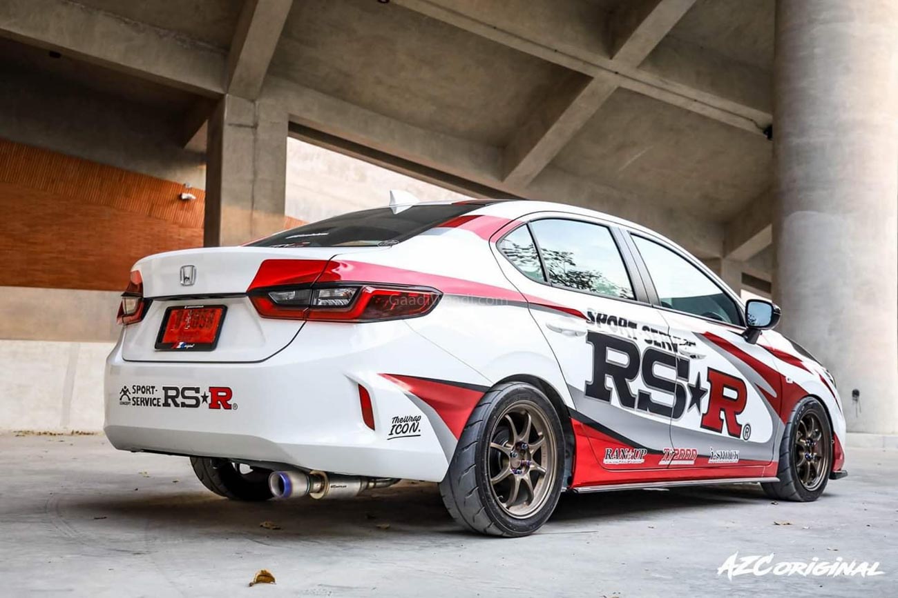 Honda City Has Been Modified To Look Like A Wrc Rally Car