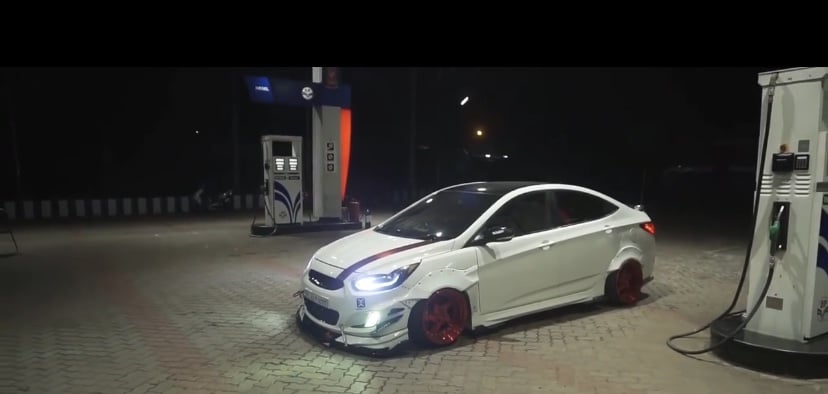 Modified Hyundai Verna Car Blog India Modified Hyundai Verna