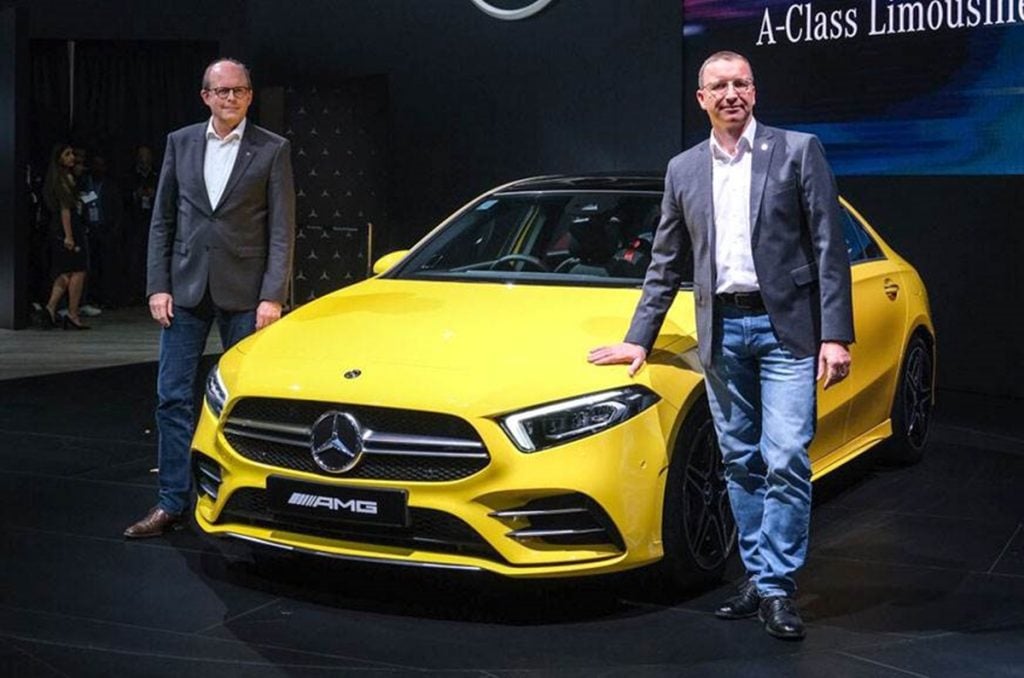 Mercedes A Class Sesan will be launched in India in three variants - petrol, diesel and AMG