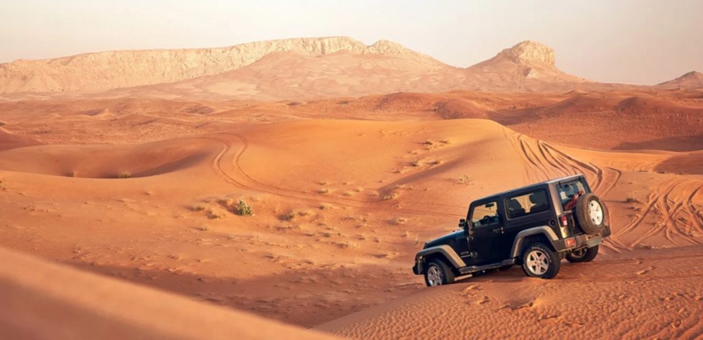 Dune Bashing is an extremely fun activity and should be in list of all off-road enthusiasts.