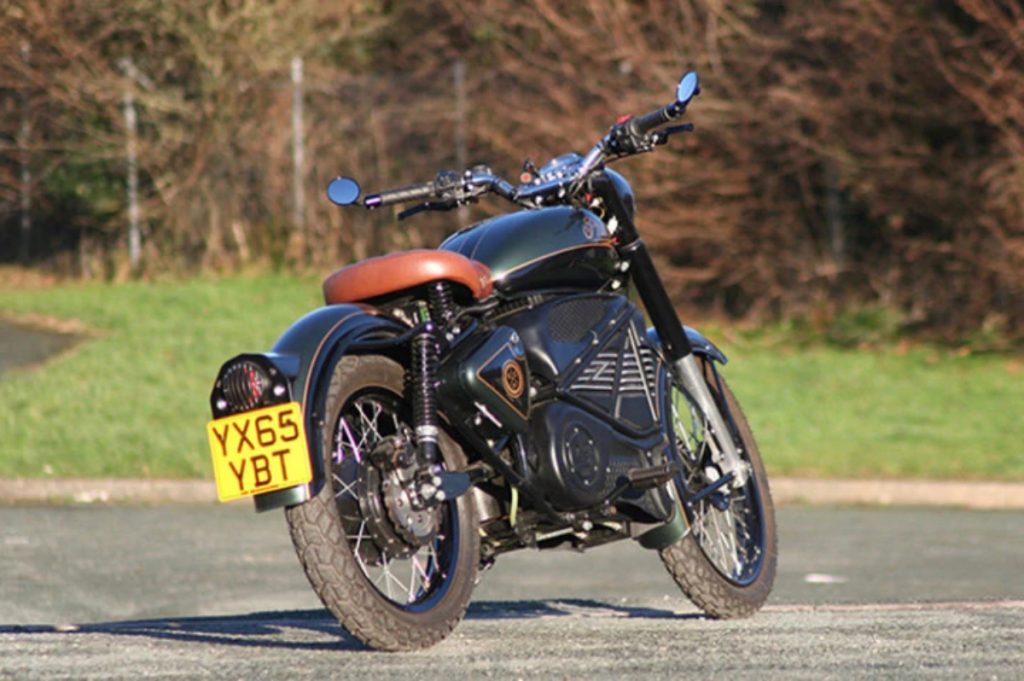 Its Powered by a 10kw Battery Pack with a Peak Power of 16bhp