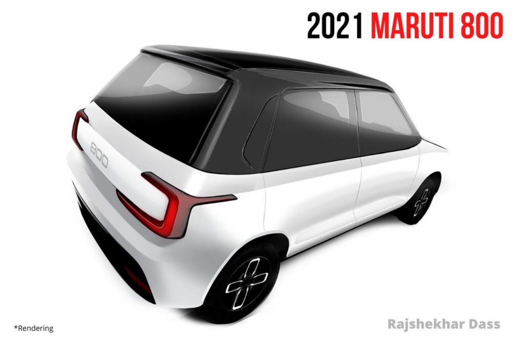 New Maruti 800 Digitally Rendered Looks Very Similar To The Original