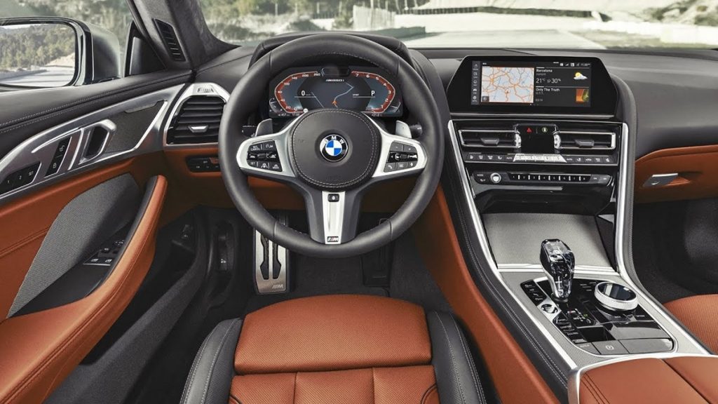 BMW 8 Series Gran Coupe and M8 interiors. 