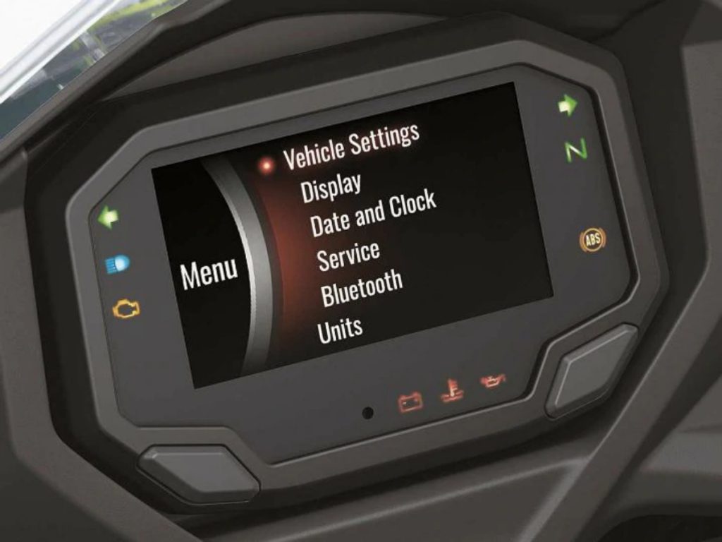  The motorcycle also gains a new 4.3-inch colour TFT instrument console 