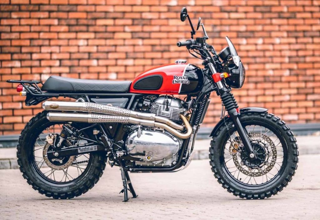 This Royal Enfield Interceptor 650 has been custom-built by an RE dealer in Latvia