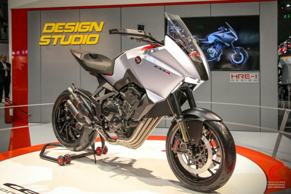 Il s'agit du concept Honda CB4X qui a été présenté à l'EICMA 2019.