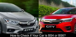 How to Check if You Car is BS4 or BS6?