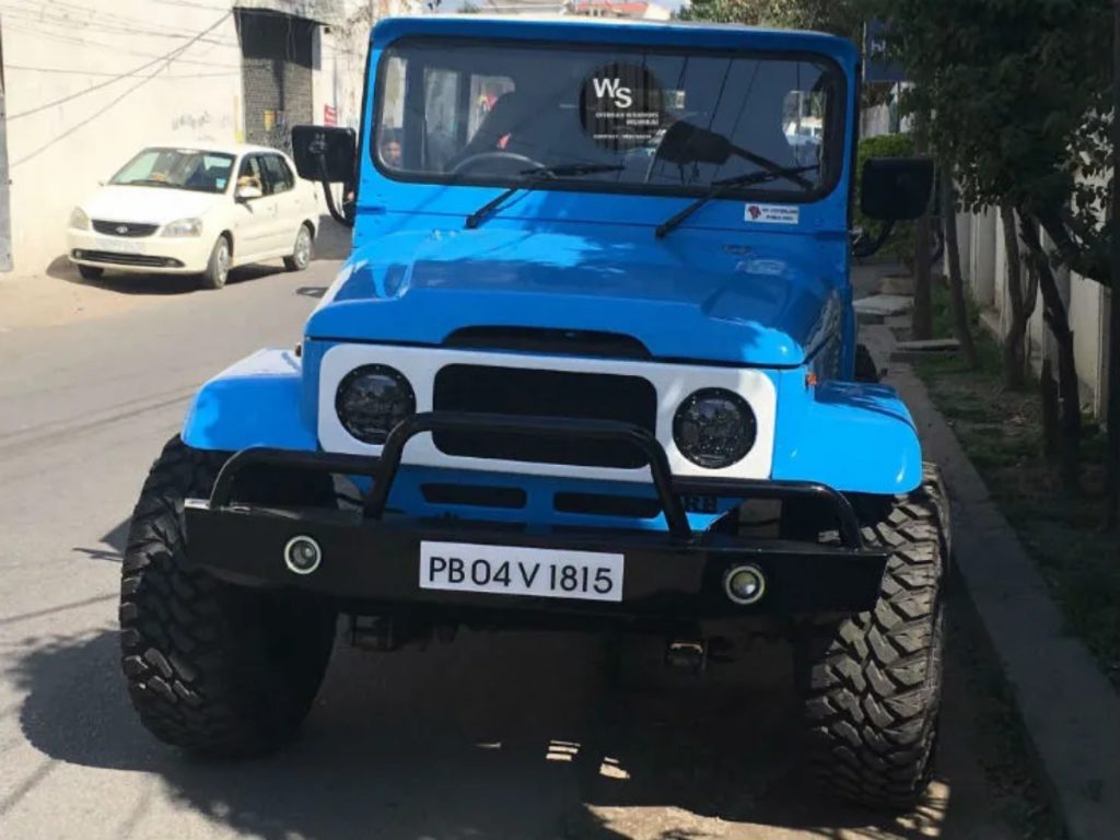 Ce Toyota FJ Cruiser modifié est basé sur une plate-forme Mahindra MM550 NGCS 2005