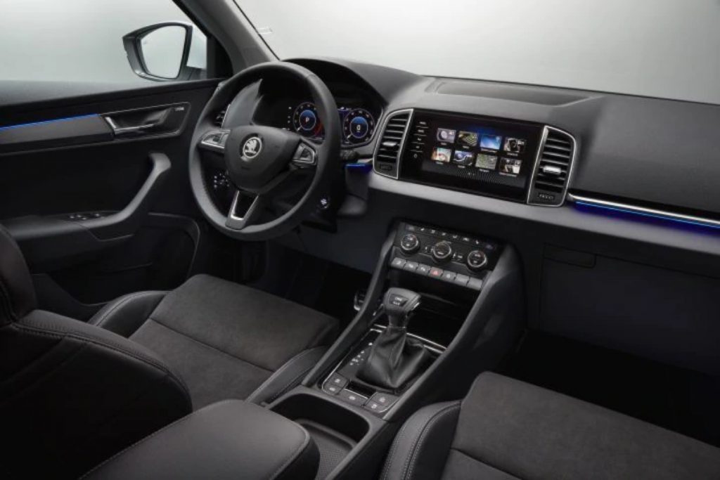 Skoda Karoq Interiors. 