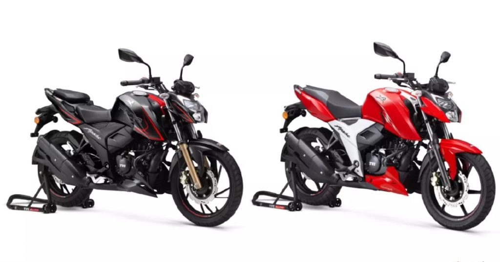 TVS has hiked the price of the Apache RTR 160 4V and Apache RTR 200 4V