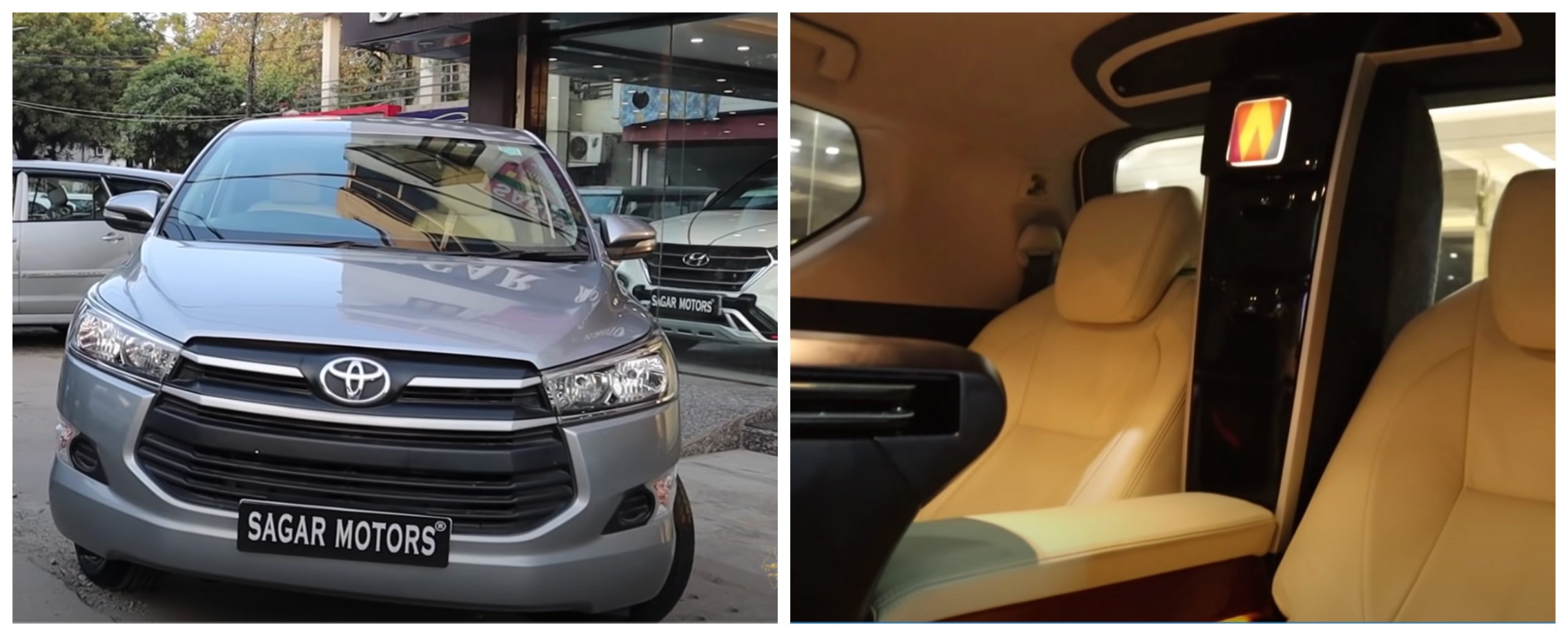 Toyota Innova Crysta Inside View