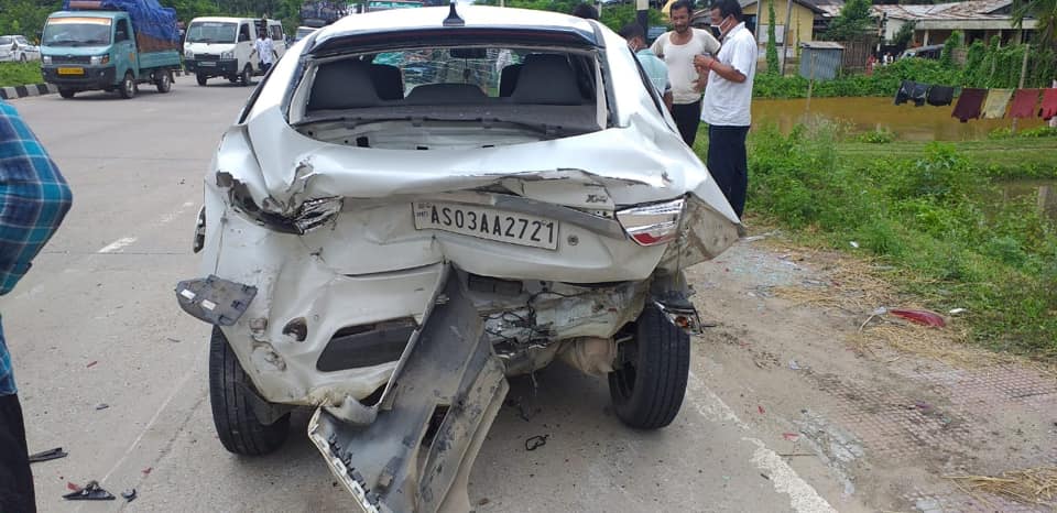 Tata Tigor Accident