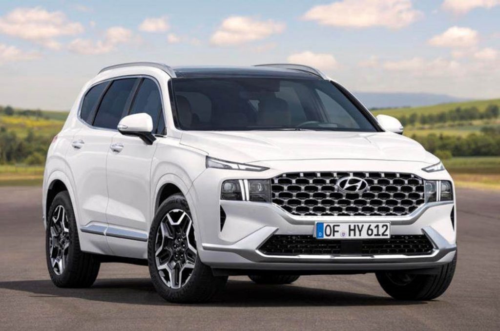 Hyundai reveals all new 2020 Santa Fe SUV internationally. 