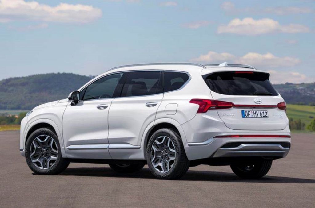 The new Santa Fe comes with bold new styling and new hybrid powertrains as well. 