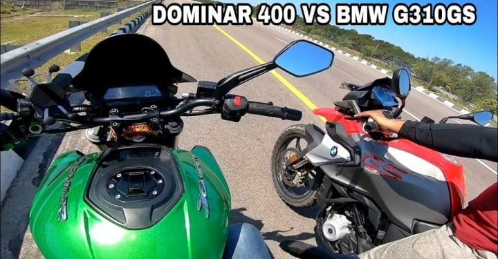 Bajaj Dominar 400 vs BMW G310 GS Drag Race – Find out Who Wins! » Car ...