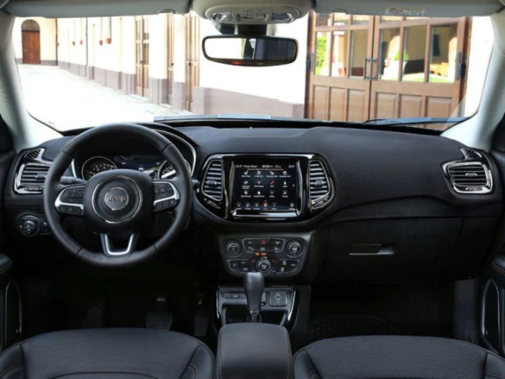Jeep Compass Facelift Interiors