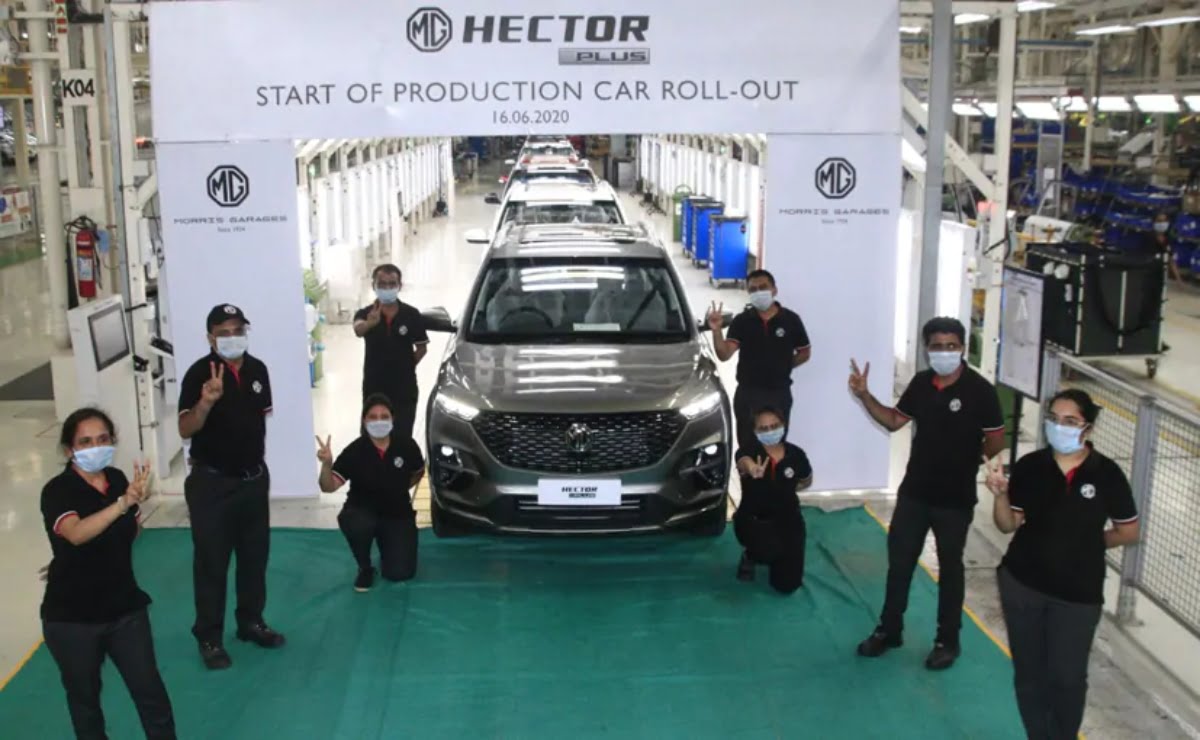 MG-Hector-Plus-production