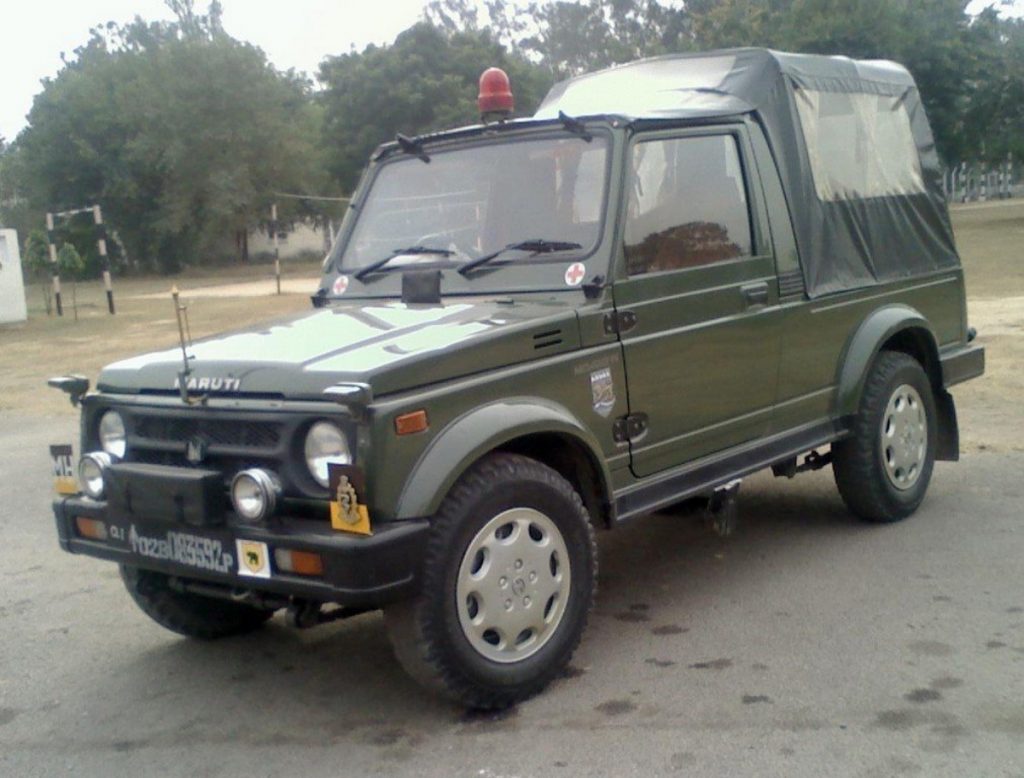 Le Maruti Suzuki Gypsy est le véhicule le plus synonyme des forces de défense indiennes.