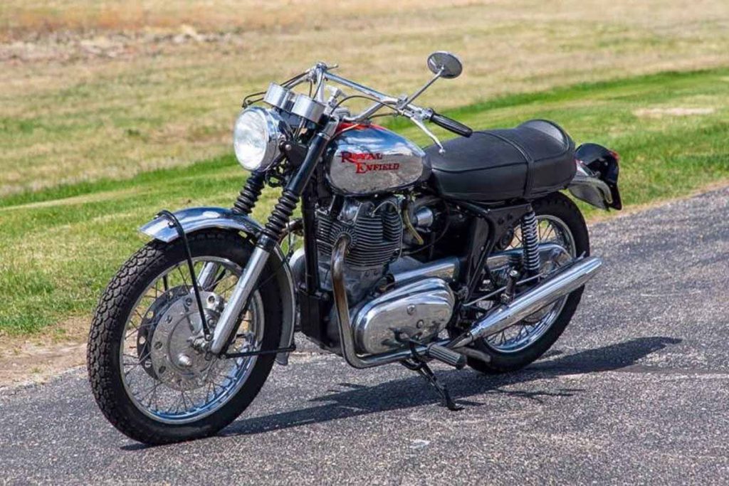 Il s'agit d'un intercepteur Royal Enfield série 1A de 1968. 