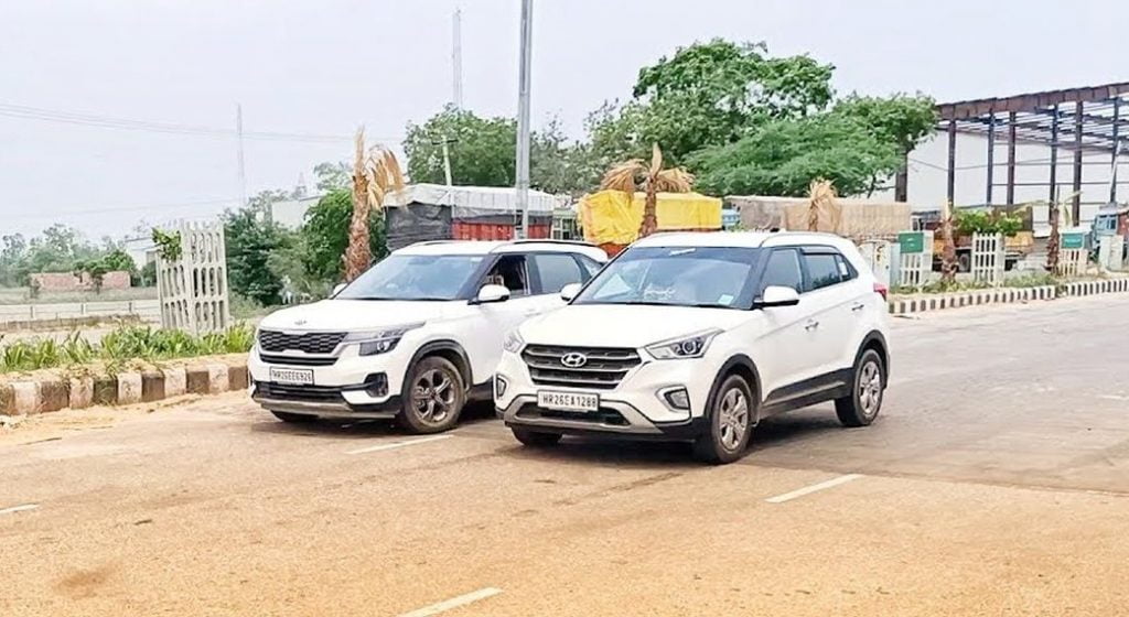 Kia Seltos vs old Hyundai Creta - Drag Race. 