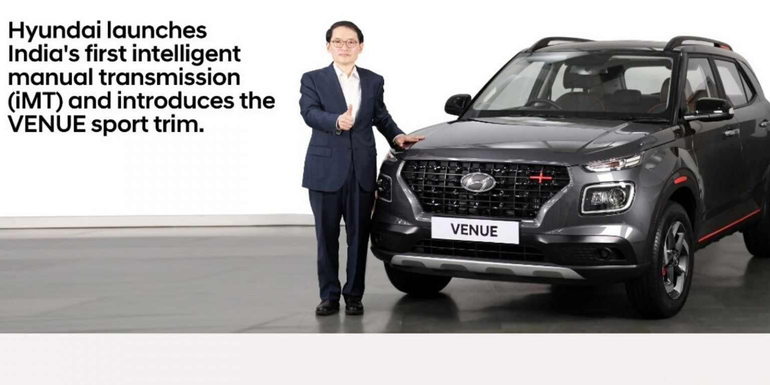 Hyundai Venue Gets Clutchless Manual iMT Gearbox; Priced at 10 Lakh! » Car Blog India