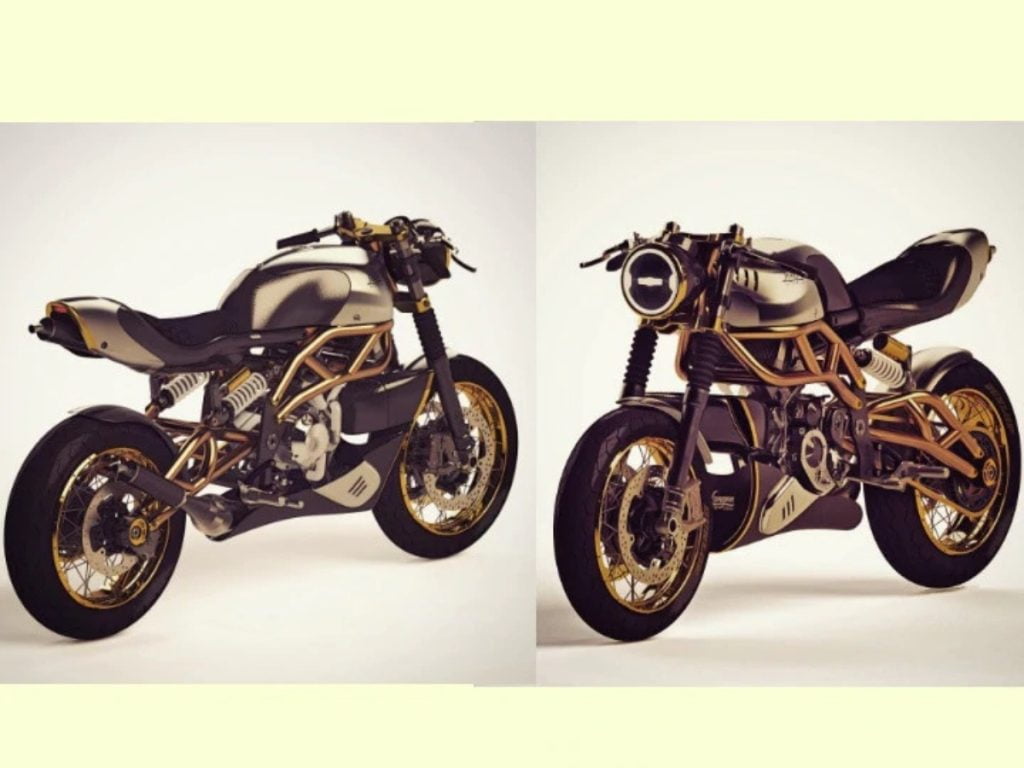 This is Langen Two Stroke, a motorcycle that's bringing bike two-strokes to modern motorcycles.